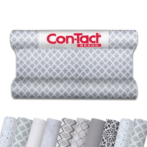 Con-Tact Printed Kitchen Cabinet Shelf Drawer Liners, Talisman Glacier Gray, 12” x 20’
