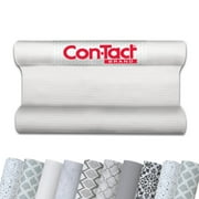 Con-Tact Printed Kitchen Cabinet Shelf Drawer Liners, White, 12” x 20’