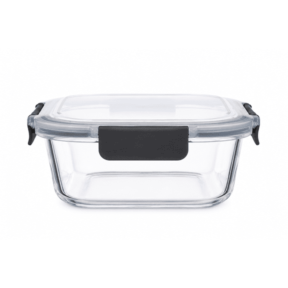 Con-Tact Square Glass with Locking Lid - 2.2c