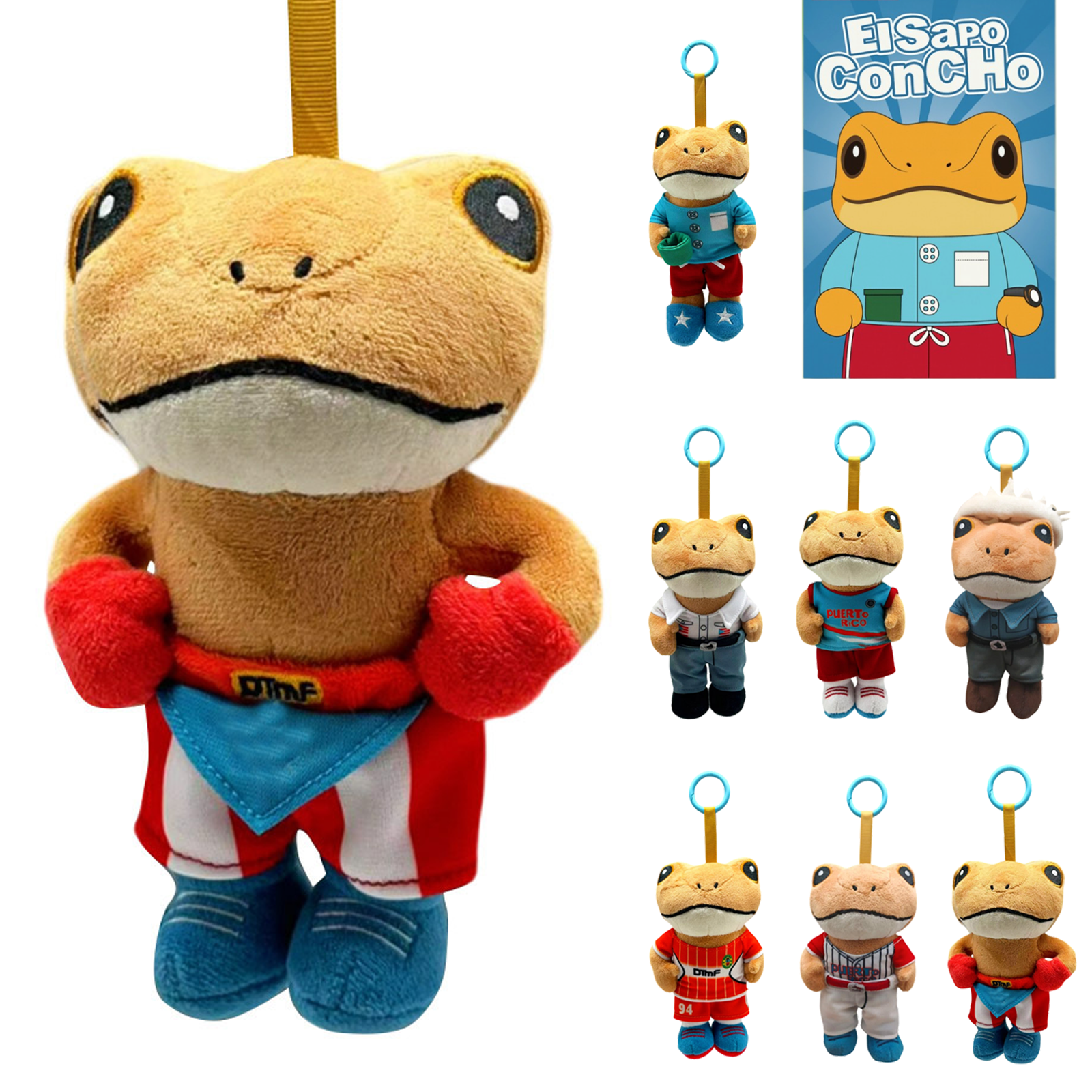ConCho - Limited Edition El Sapo Concho Plush Keychain - Boxeador