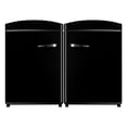 thumbnail image 1 of ConServ 3.2 cu.ft. Frost Free Black Retro Convertible Refrigerator-Freezer Set, 1 of 2