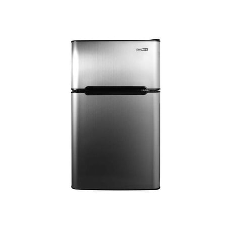 Conserv 19" STAINLESS Compact 2 Door Mini Refrigerator 3cf Reversible Door 110V