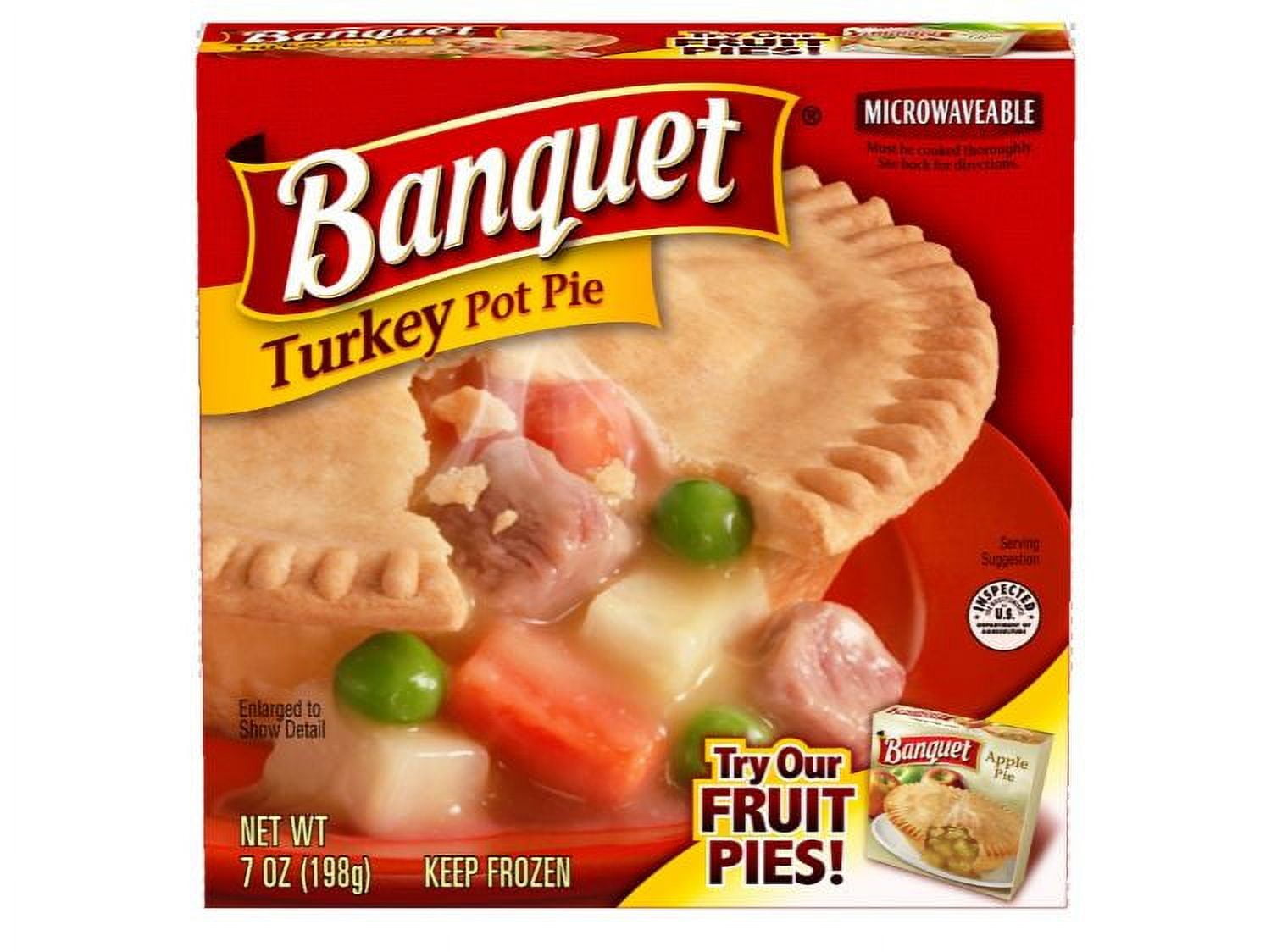 Conagra Banquet Turkey Pot Pie 7oz (PACK OF 24)