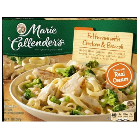 Conagra Marie Calendar Fettuccini with Chicken and Broccoli 13oz (PACK OF 8)