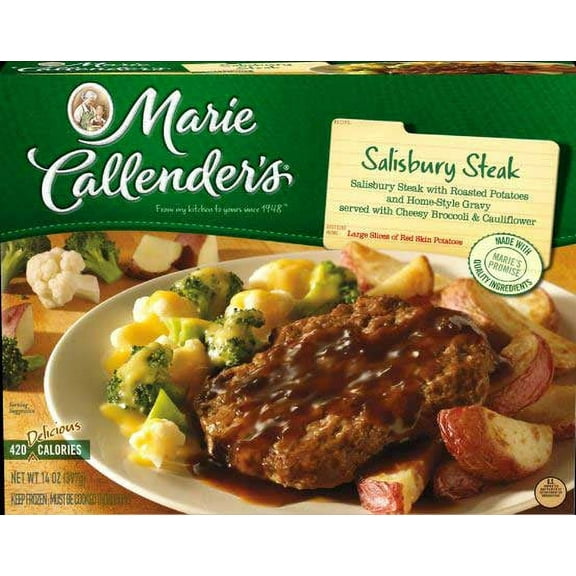 Conagra Marie Calendar Salisbury Steak, 14 Ounce -- 8 per case.
