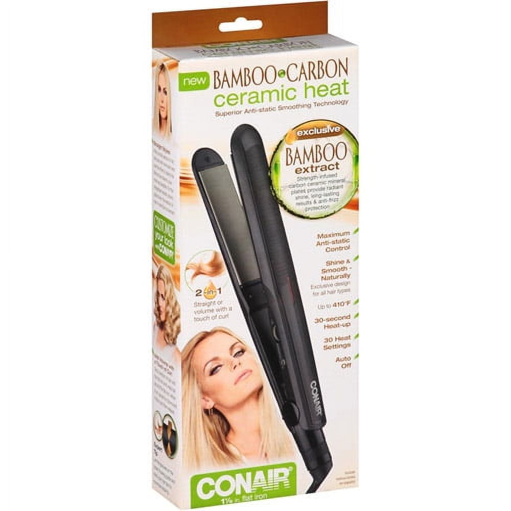 Conair bamboo on sale carbon straightener reviews