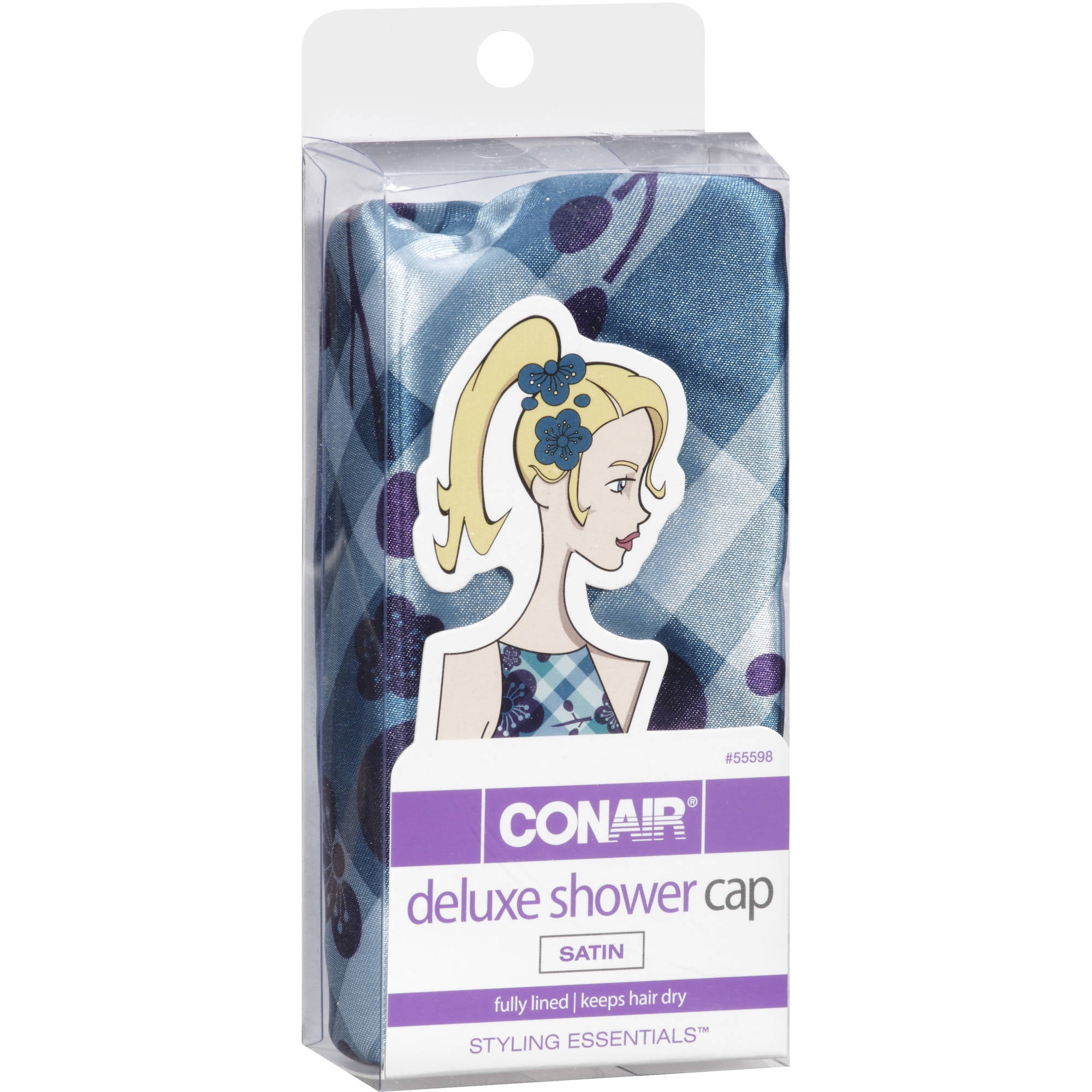 Conair 1pk 22" Satin Shower Cap
