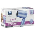 thumbnail image 1 of Conair 1600 Watt Compact Hair Dryer with Folding Handle Dual Voltage Travel Dryer, 1 of 2