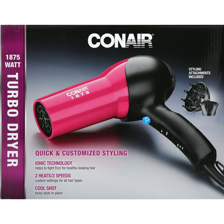 Conair 1875 watt ionic conditioning hair dryer top