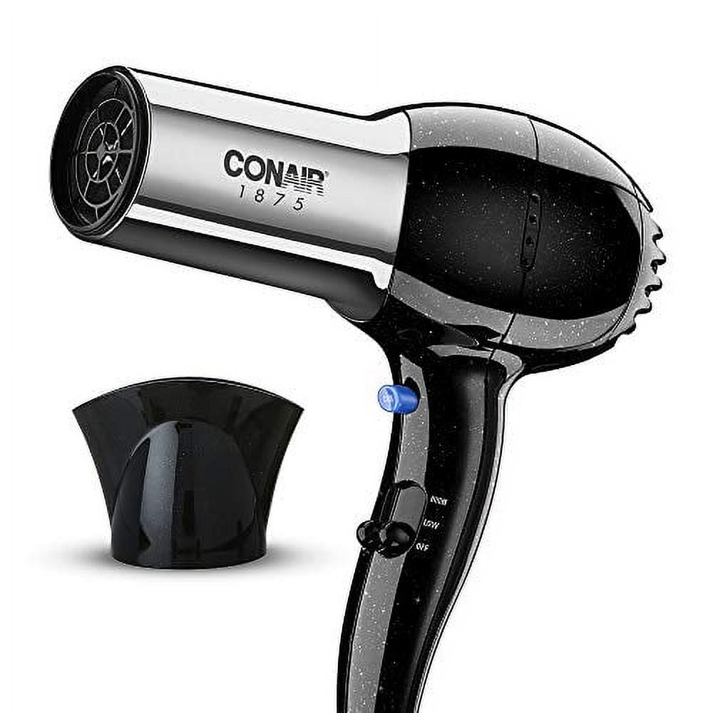 Conair 1875 Watt Full Size Pro Hair Dryer with Ionic Conditioning , Black /  Chrome, 1 Count