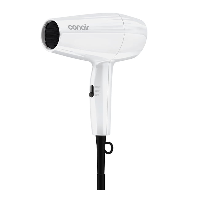 Conair Mid-Size Dryer, 1875 Watts, 2 Heat/Speed Settings, Lightweight Design