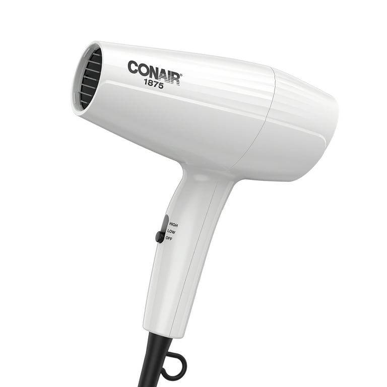 Conair 1875 Watt Mid-Size Hair Dryer, Powerful Drying and