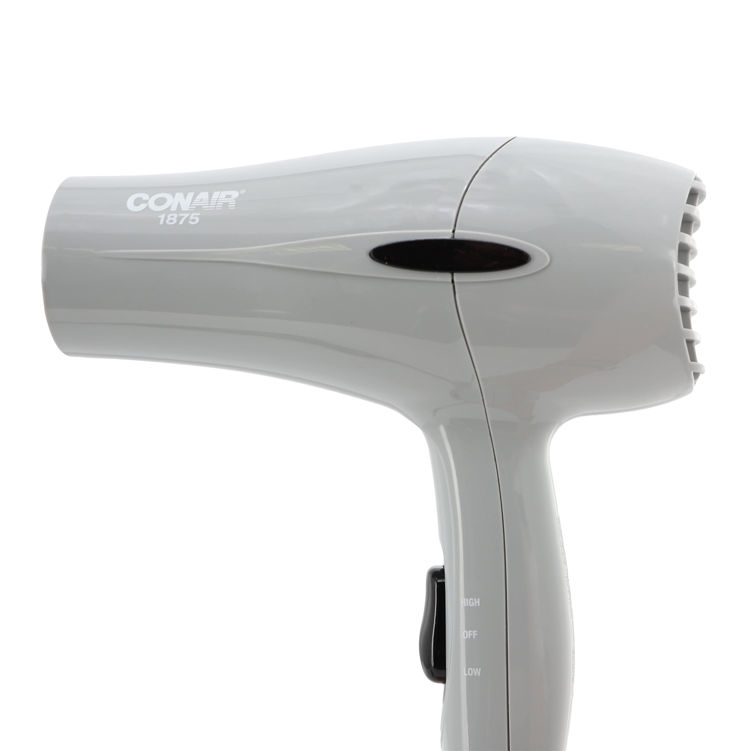 Conair 1875 Watt Mid Size Hair Dryer in Grey