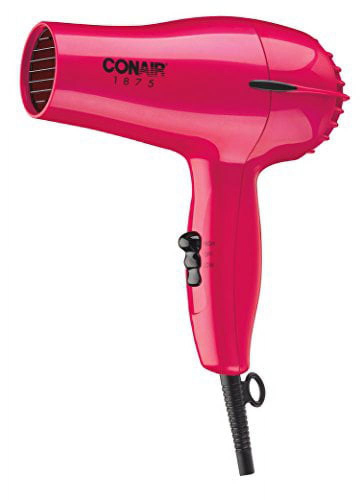 Conair 1875 Watt Mid-Size Styler Hair Dryer, Red, Blow Drying and