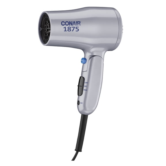 Conair 1875W Compact Folding Handle Hair Dryer, Travel Hair Dryer, Dual Voltage