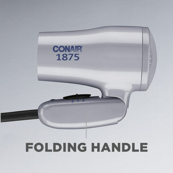 Conair 1875W Folding Handle Compact Styler - Silver
