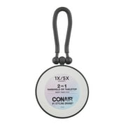 Conair 2-in-1 Handheld or Tabletop Round Mirror, 5x and Standard Magnification