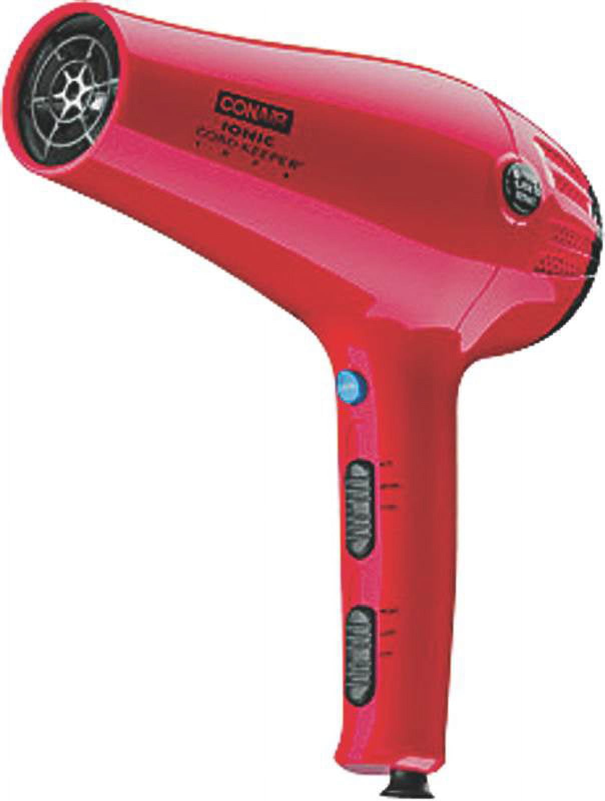 Conair 209R Ionic Ceramic Cord Keeper Hair Dryer, 1875 W, Retractable Line Cord, 3 Heat/2 Speed