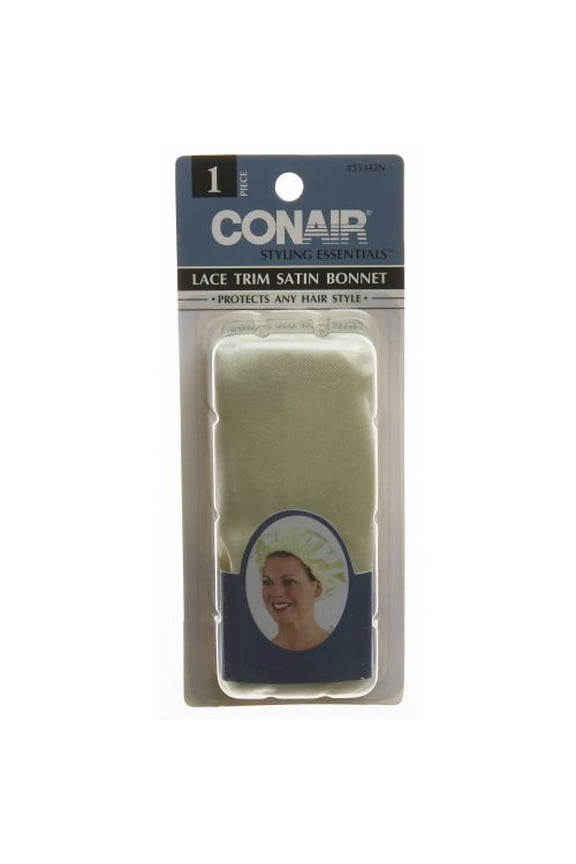 - Satin Lace Bonnet Assorted Colors - 1 Pack