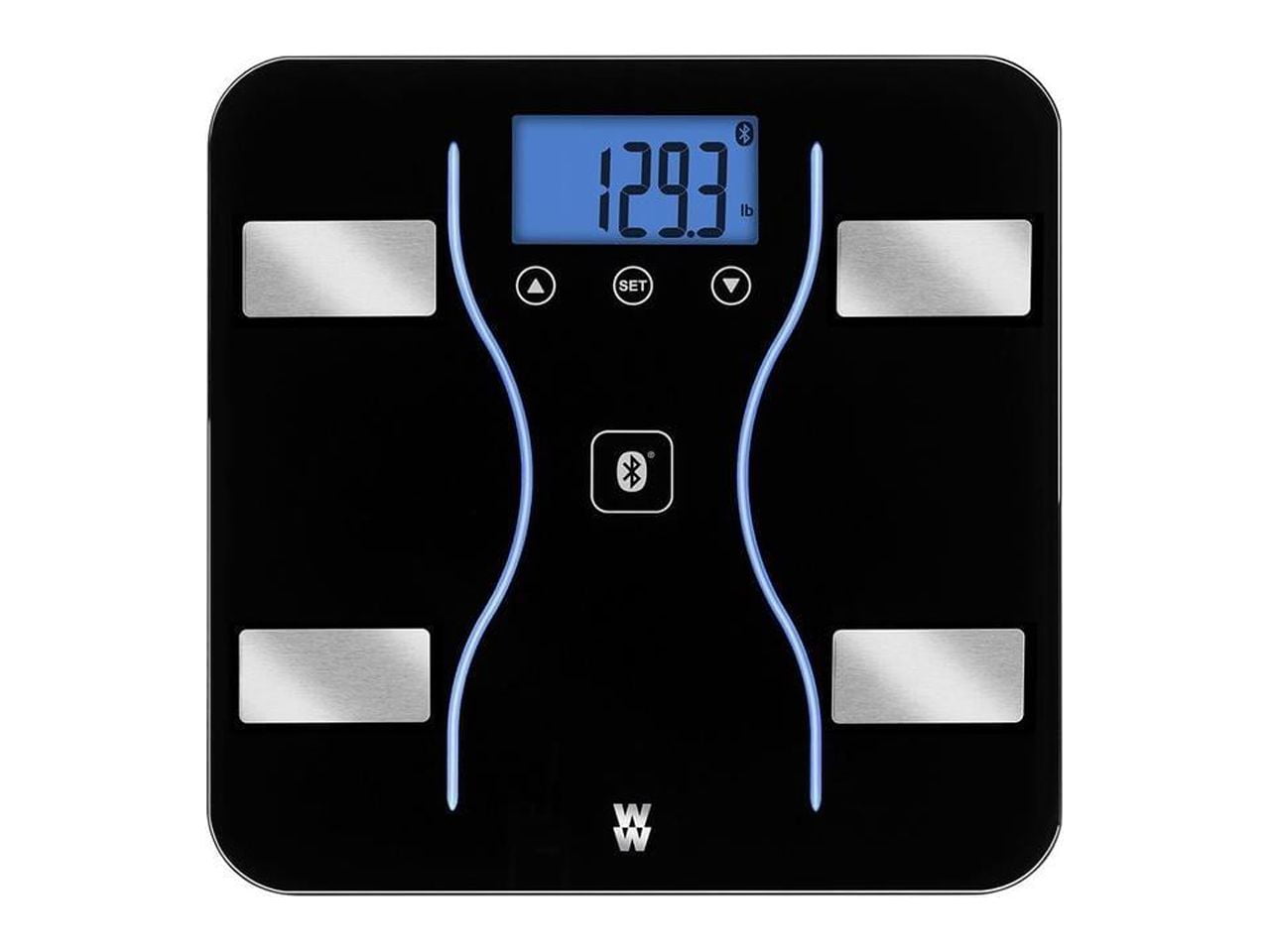 Conair Bluetooth Body Analysis Bathroom Scale with 400lb Capacity - Black 