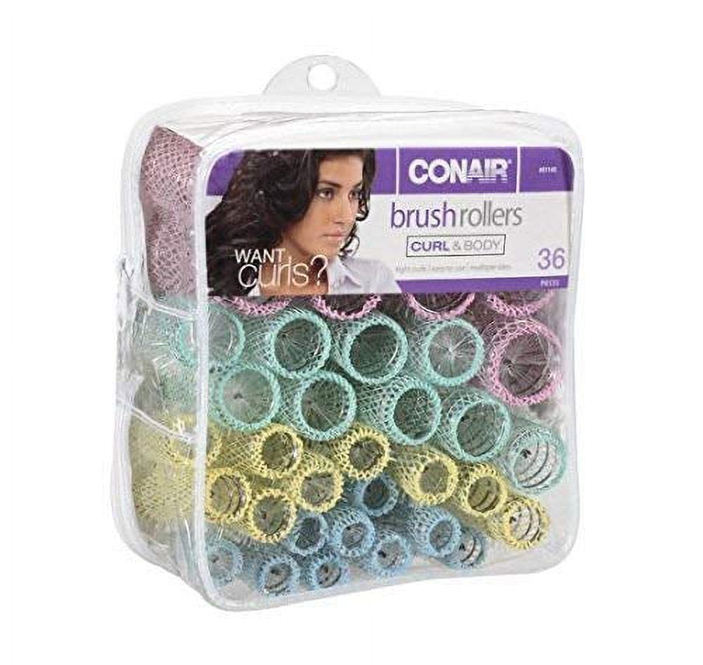 Conair Brush Rollers, Curl & Body 36 Pieces
