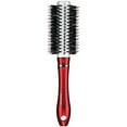 thumbnail image 1 of Conair Tourmaline Ceramic Porcupine Round Hair Brush, Red, 1 of 3