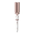 thumbnail image 1 of Conair Double Ceramic Triple Barrel Curling Iron & Hair Waver, White/Rose Gold, 1 Count, 1 of 11