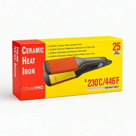 Conair Pro 2 1/2" Ceramic Heat Iron / Model Cp2559