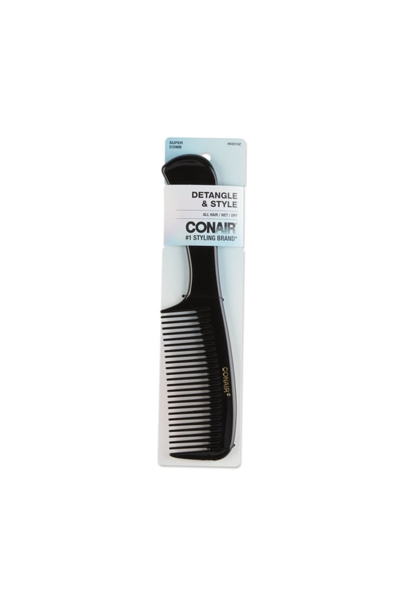 Detangle & Style All-Purpose Hair Comb, Black