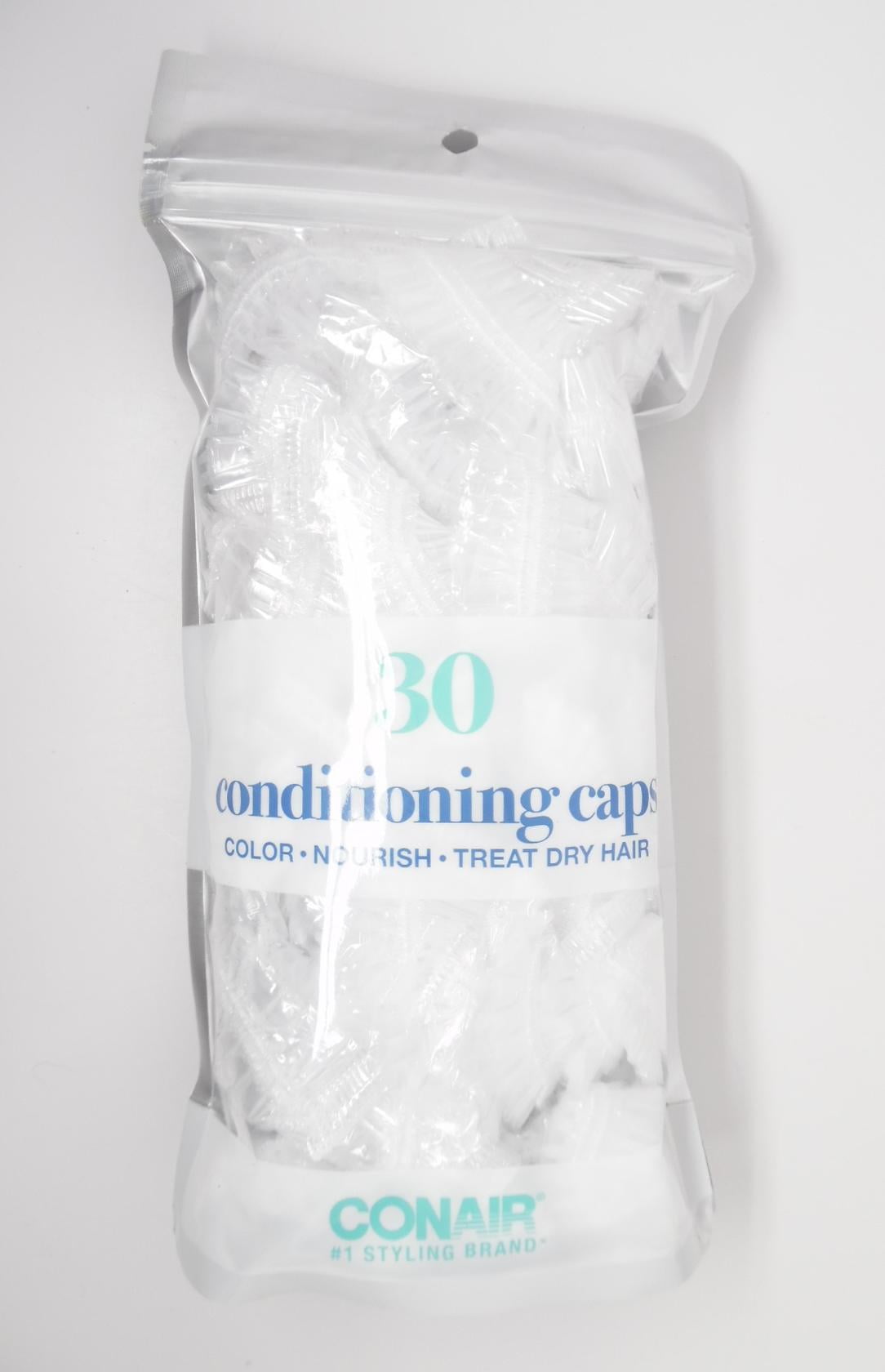 Conair Conditioning Shower Caps 30 pcs Cover & Nourish Hair