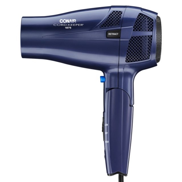 Conair CordKeeper Travel Size Folding Ionic Retractable Cord Hair