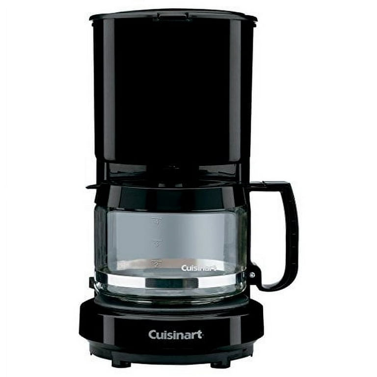 Conair Cuisinart WCM04B 4-Cup Coffee Maker Black with Glass Carafe