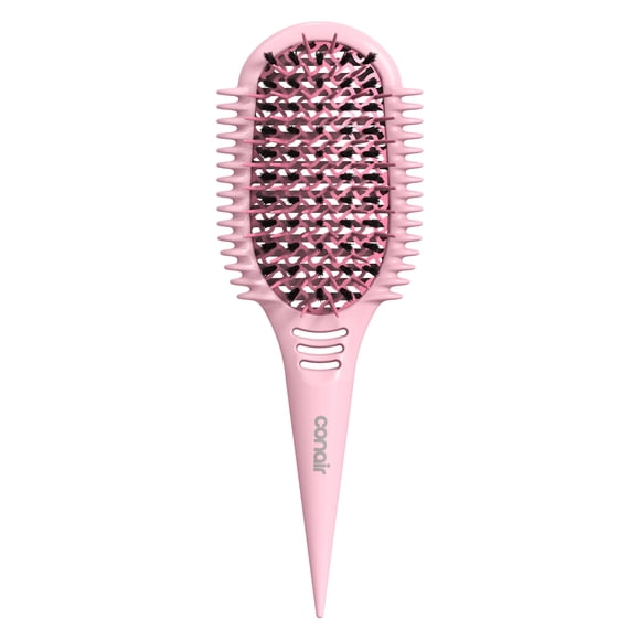 Conair Curl Define Pro Detangler Hair Brush, Frizz-free Detangling for Curly Hair