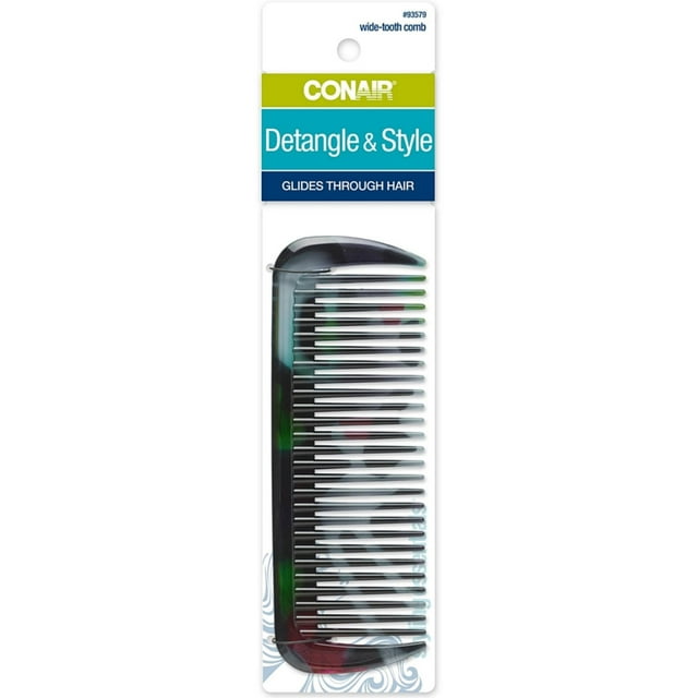 Conair Detangle & Style Detangling Comb Colors May Vary 1 ea