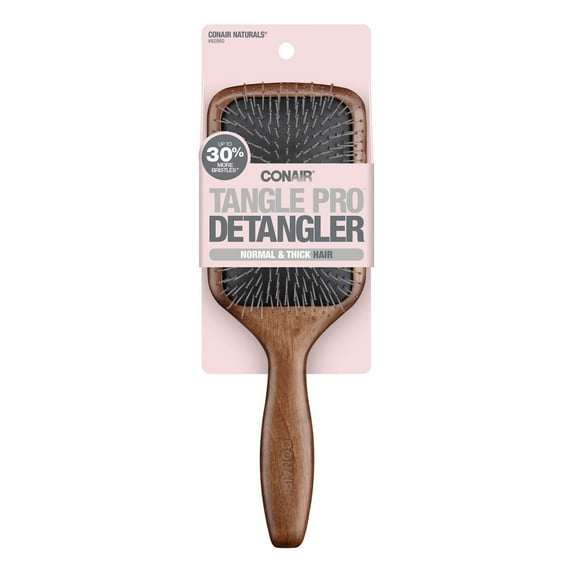 Conair Detangling Pro Wood Brush (Pack of 4)