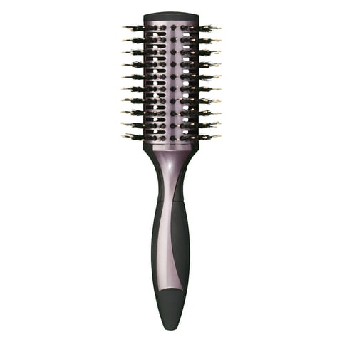 Conair Diamond Ceramic Large Vented Round Hairbrush, Heat-Activated Technology
