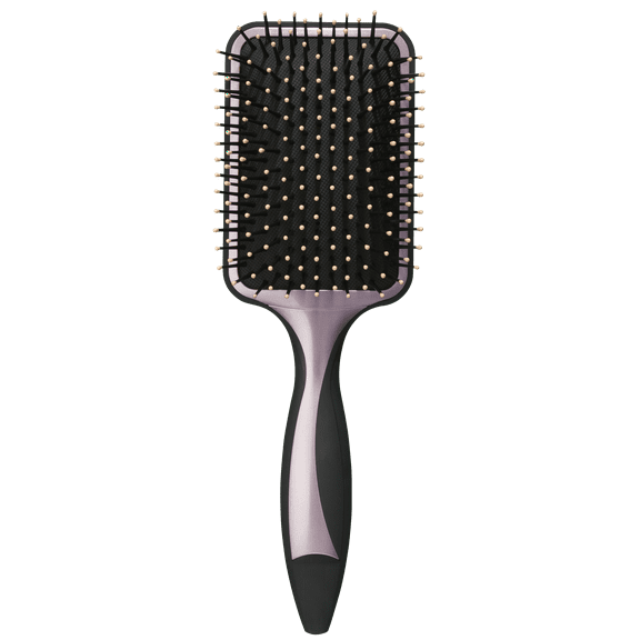 Conair Diamond Ceramic Paddle Brush, Heat-Activated Technology for Smooth, Shiny Hair