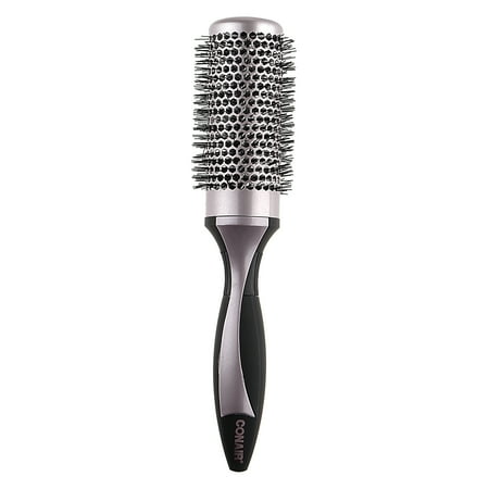 Conair Diamond Ceramic Thermal Round Hairbrush Great for Straightening or Curling Hair, 1ct