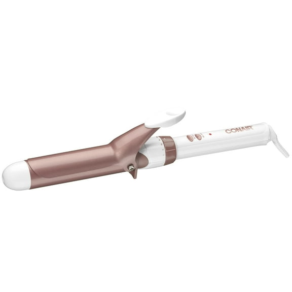 Conair Double Ceramic 1.25 Inch Curling Iron, White (Pack of 6)