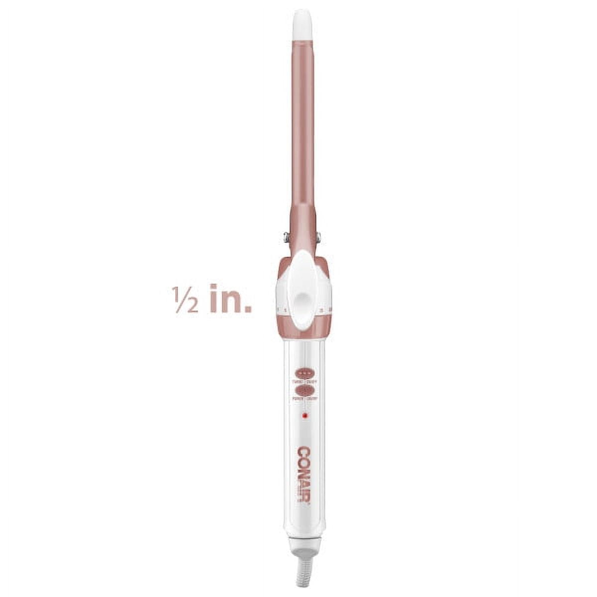 Conair Double Ceramic Curling Iron 0.5 inch Rose Gold CD699GN