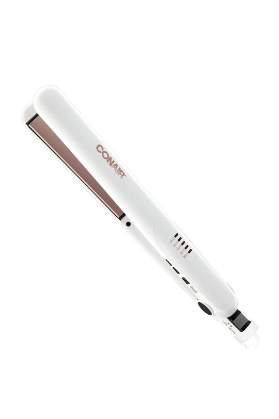 Double Ceramic 1" Flat Iron Hair Straightener, 5 Heat Settings