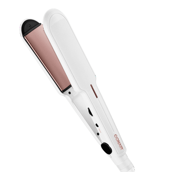 Conair Double Ceramic 1-1/2" Flat Iron, 30 Heat Settings, Extra-Wide Floating Plates