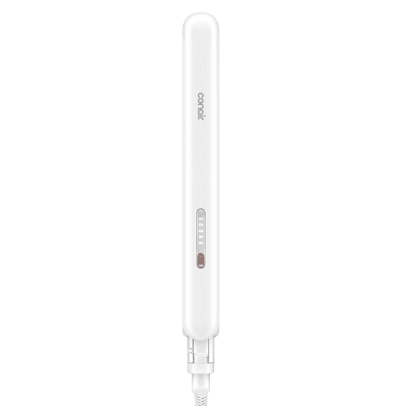 Conair Double Ceramic Flat Iron, 1" Ceramic Plates, 5 LED Heat Settings, Rose Gold, 1 Count