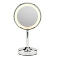 thumbnail image 1 of Conair Double-Sided Lighted Vanity Mirror, 1x / 5x Magnification, Chrome, BE152WX, 1 of 8