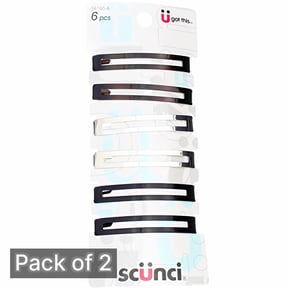 Conair Effortless Beauty Slide Clips, 6 ct (Pack of 2)