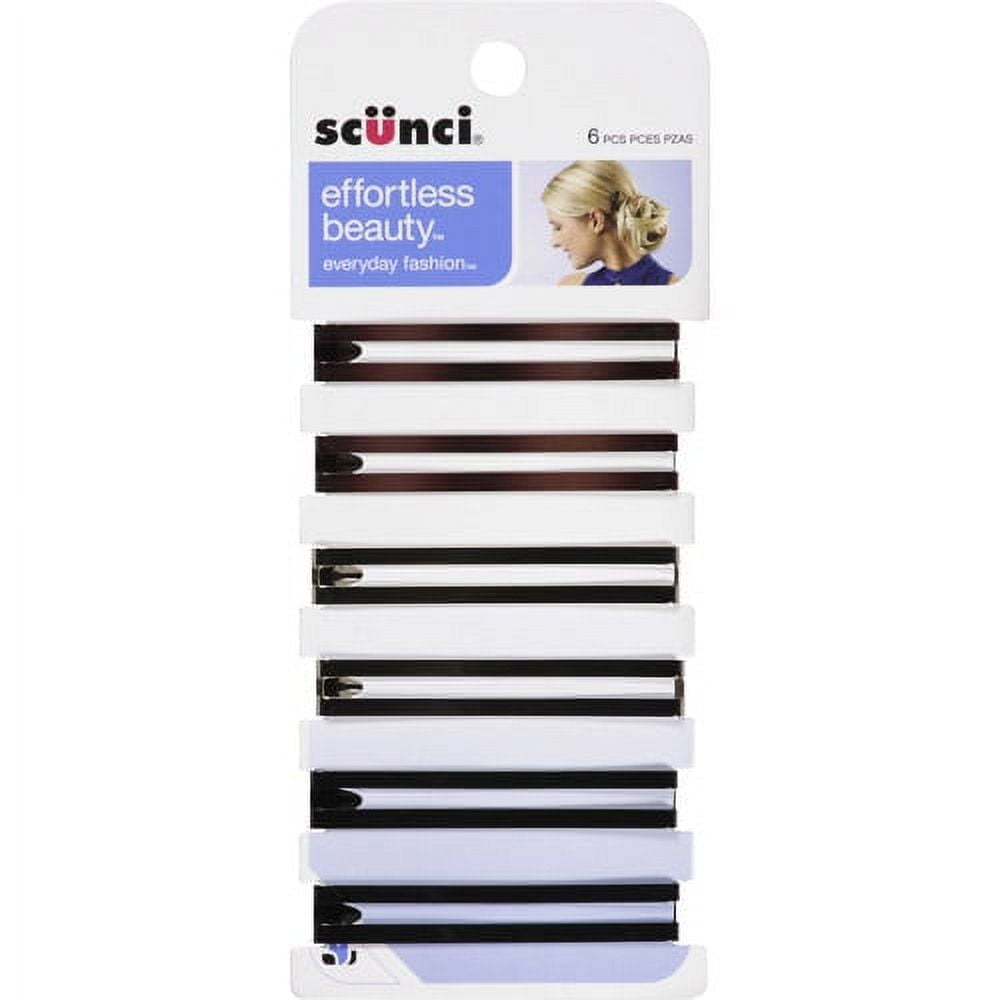 Conair Effortless Beauty Slide Clips, 6 ct