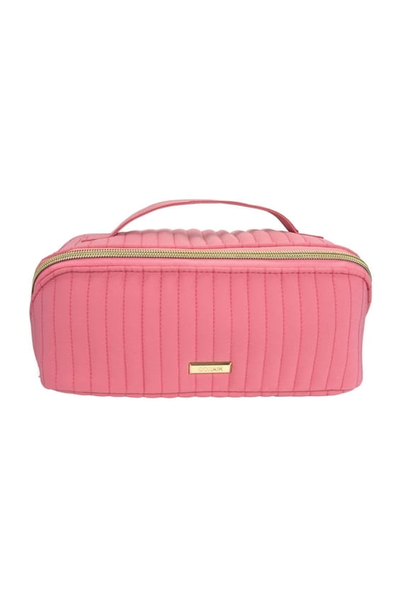 Fold Flat Quilt Pink Cosmetic Bag (2 Pack)