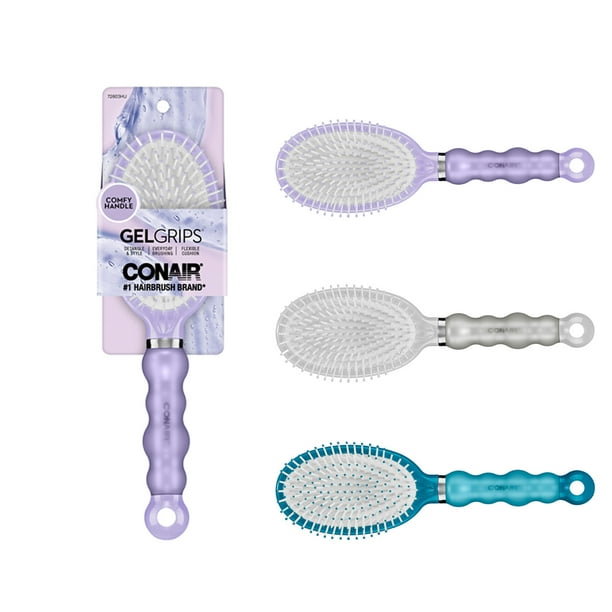 Conair Smooth & Effortless Nylon Bristle Cushion Hairbrush with