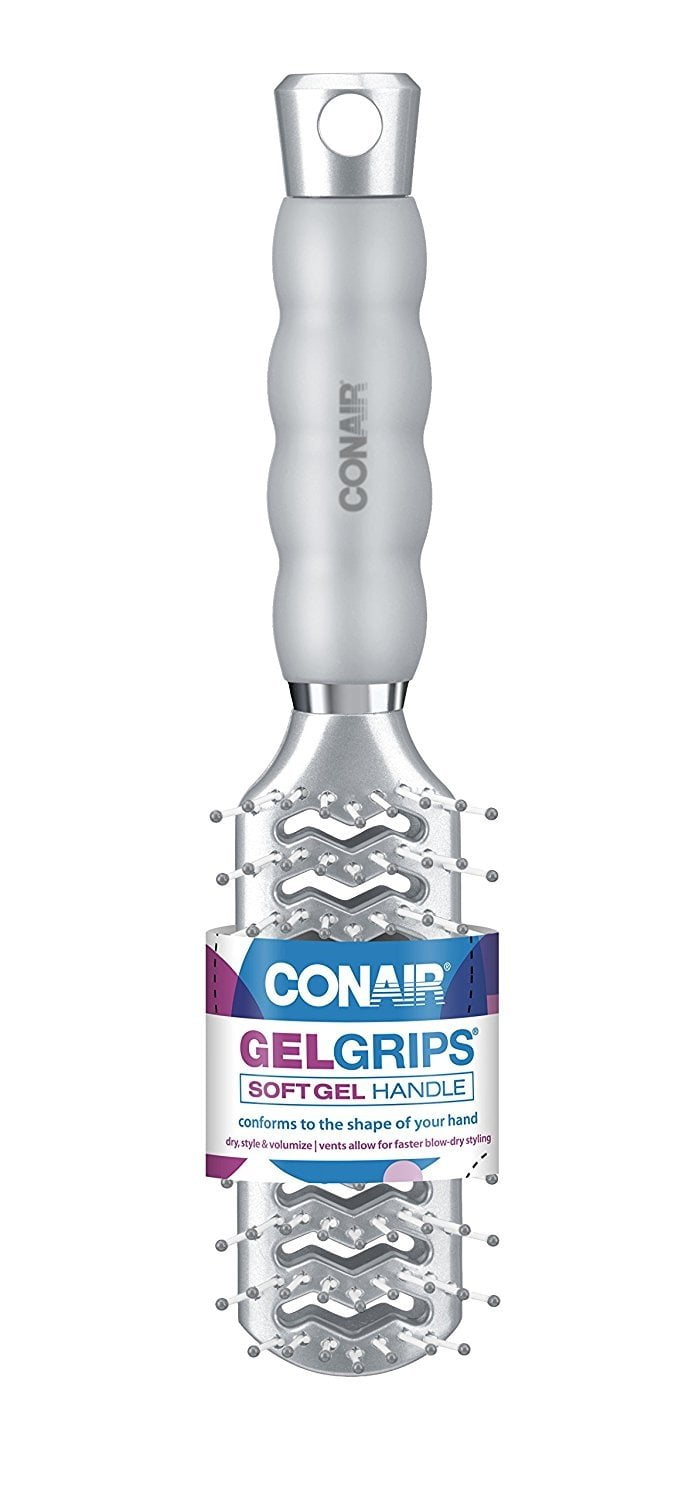 Conair Hair Brush, Gel Grips, Vent