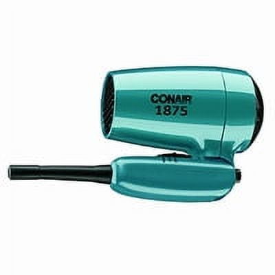 Conair Hair Dryer With Folding Handle Of 1875 Watt And 2-Speed Dual  Voltage, #124P - 1 Ea, 6 Pack